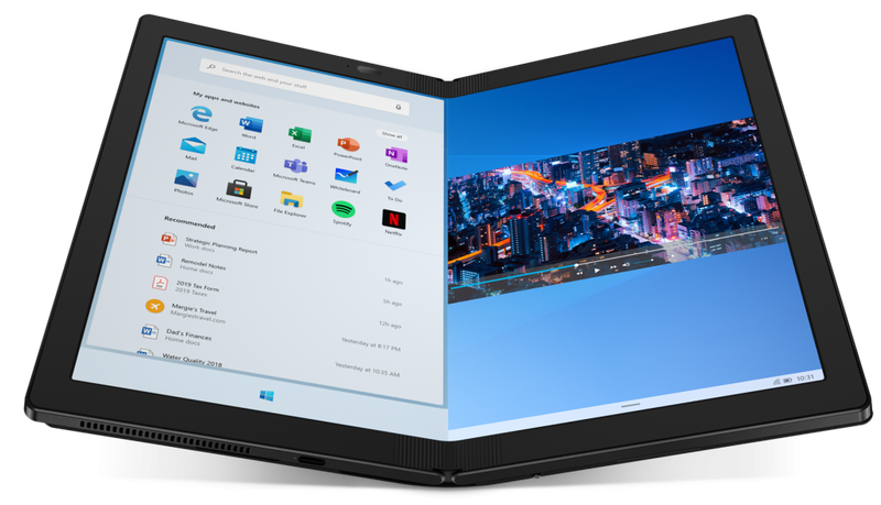 Full display of foldable Laptop
