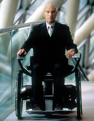 Professor Xavier in his seat