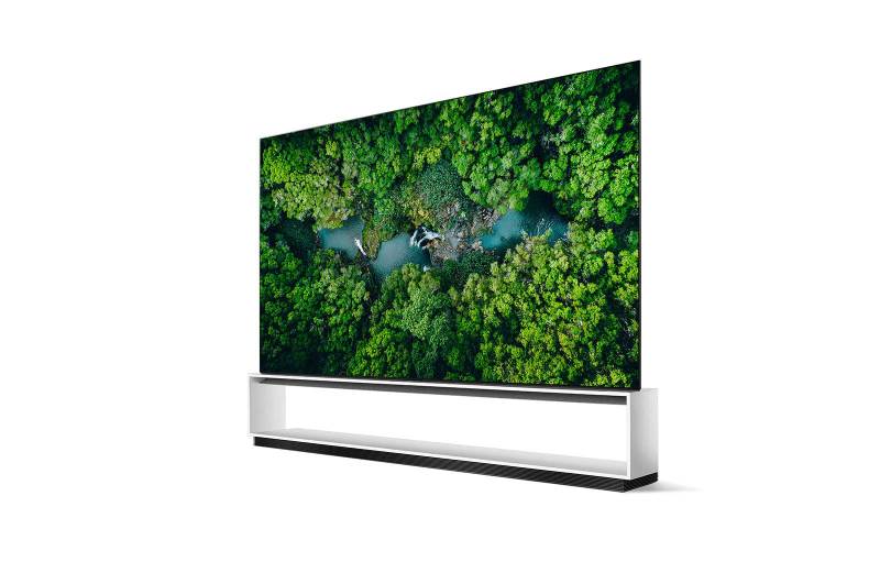 Visual display of OLED 8K TV