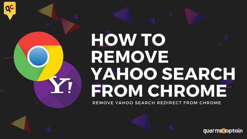 how to remove yahoo search redirect