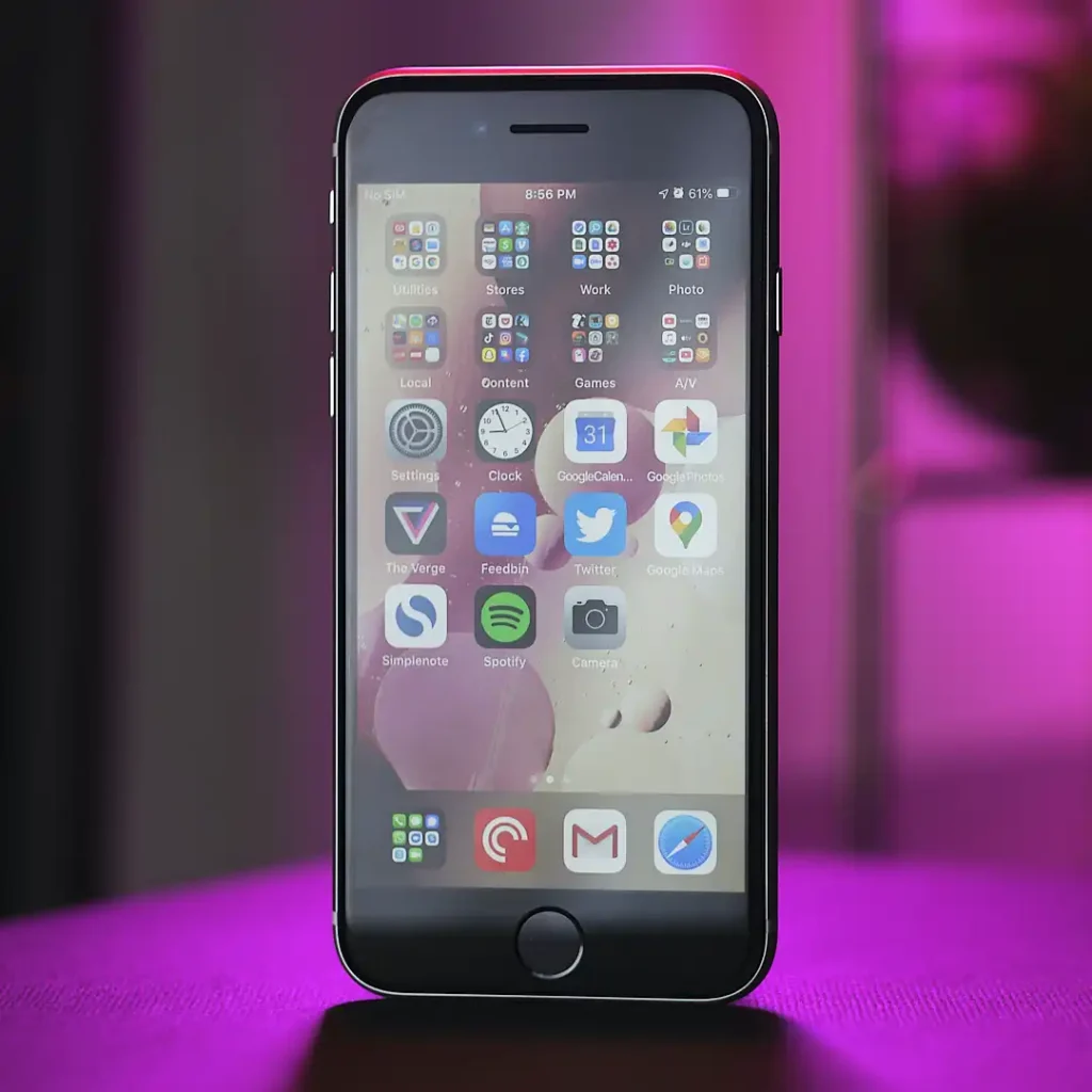 Front view of iPhone SE 2020