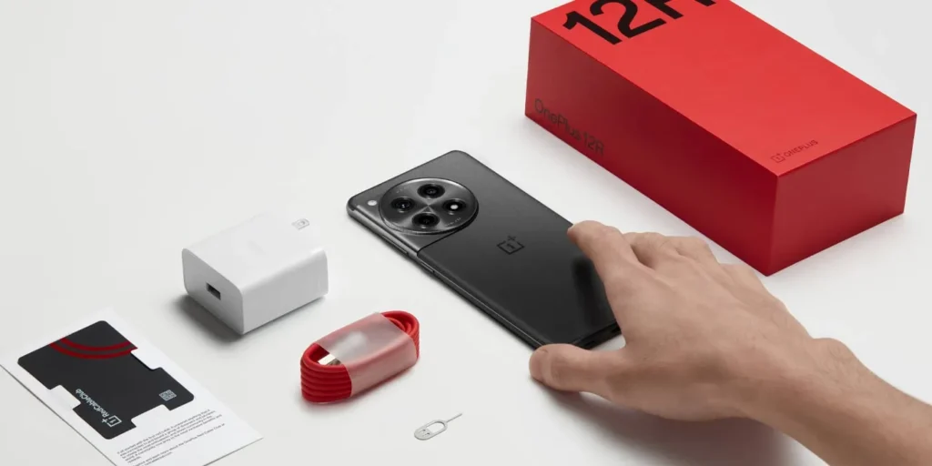 OnePlus 12R with accessories
